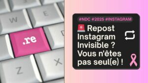 Repost Instagram Invisible NDC Normandie Digitale Conseil